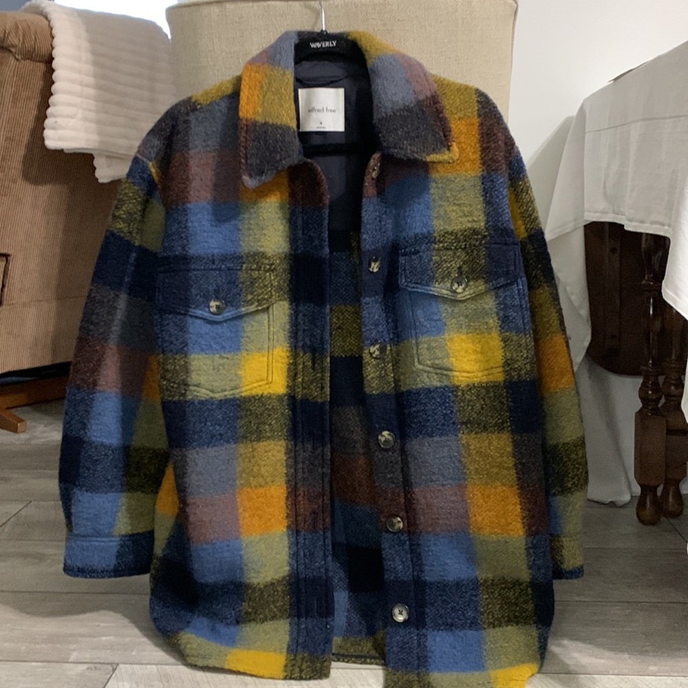 ARITZIA Wilfred Free The GANNA Shirt Jacket - plaid